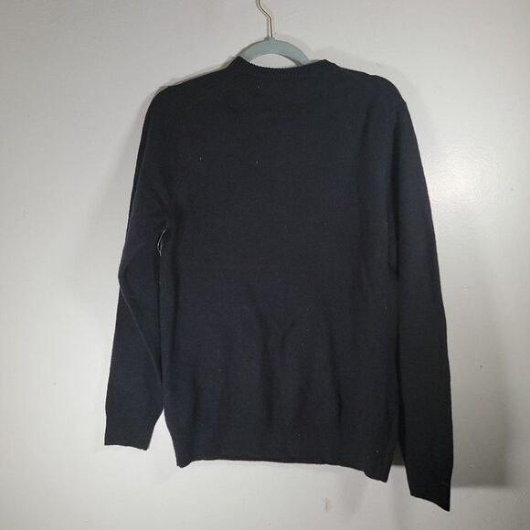 Amazon Essentials Mens Black V Neck Long Sleeve Pullover Sweater Size Small - Picture 8 of 8